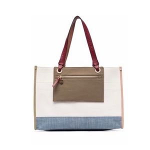 See by Chloe Cecilya Lower Impact Tote Cement Beige. In fair/good condition.